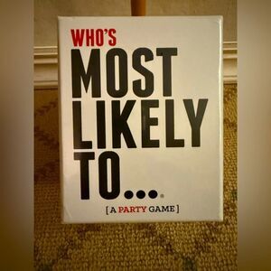 Who's Most Likely To…Party Game NIB
